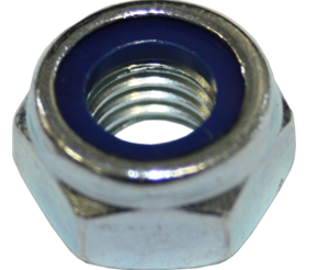 Sechskantsicherungsmutter M4, 10 Stk.