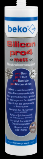 Beko Silicon pro4 zementgrau matt