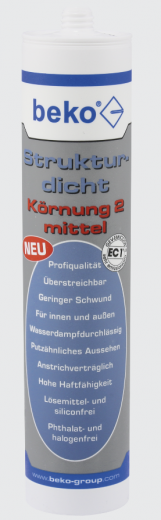 Beko Strukturdicht weiß-strukturiert