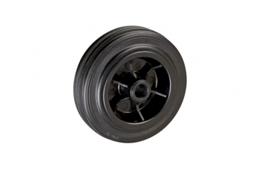 Ersatzrad Vollgummi m. PVC-Felge 100 mm