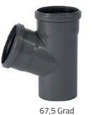 HTsafeEA Abzweig DN/OD 50/50 67,5 Grad