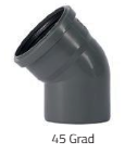 HTsafeB DN/OD 90 - 45 Grad Bogen