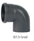 HTsafeB DN/OD 90 - 87,5 Grad Bogen