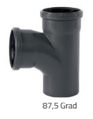HTsafeEA Abzweig DN/OD 90/75 87,5 Grad