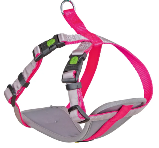 Geschirr für kleine Hunde S, neon pink