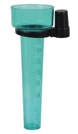Regenmesser mit Skala