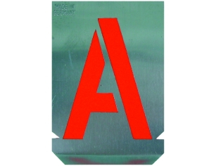 SIGNIERSCHABLONEN-SATZ BUCHSTABEN 80 MM