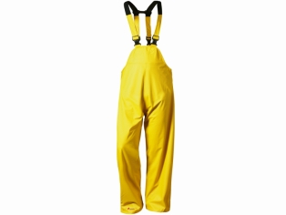 REGENLATZHOSE PU-STRETCH GELB GR. M