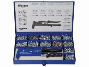 NIETBOX GESIPA NTX 12 SORTEN IM KOFFER