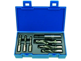 KOMBI-GEWINDEBOHRER-BIT-SATZ M3-10