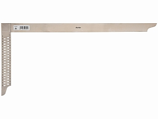 ZI-WINKEL ROSTFREI MIT LOCH 800 MM