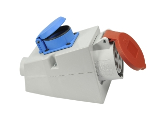 CEE WAND- U. SCHUKO-STECKDOSE IP 44 16