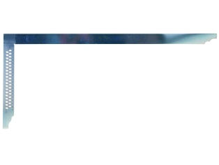 ZI-WINKEL NORMALSTAHL MIT LOCH 800 MM