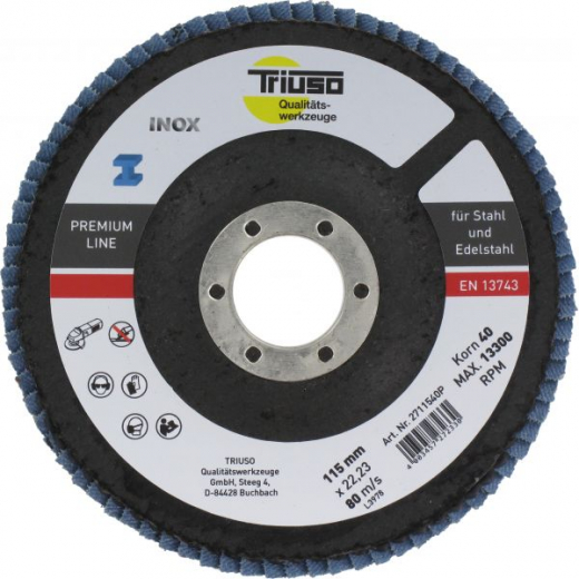 Fächerscheibe 125mm ZK Korn 80