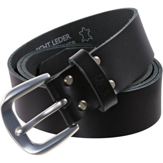 LW Ledergürtel schwarz