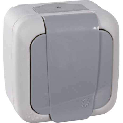 AQUA Steckdose Klappdeckel