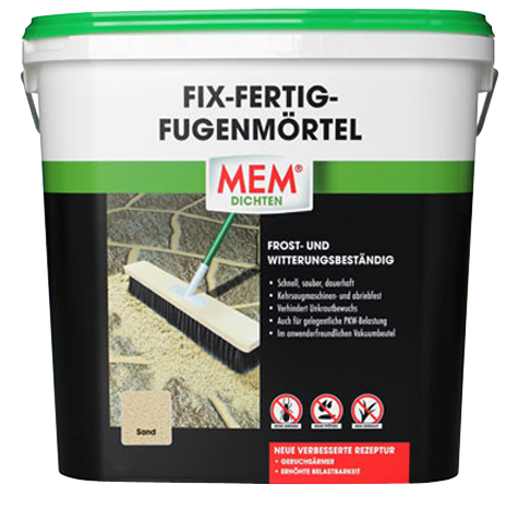 MEM Fix-Fertig-Fugenmörtel Steingrau