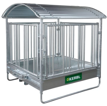 Pferde-Viereckraufe mit Sicherheitsfreßg