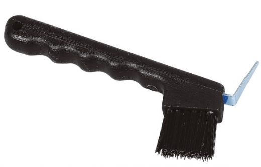 Hufauskratzer mit Bürste schwarz