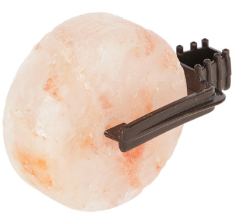 Leckstein aus Bergkristallsalz 80g, Ø5cm