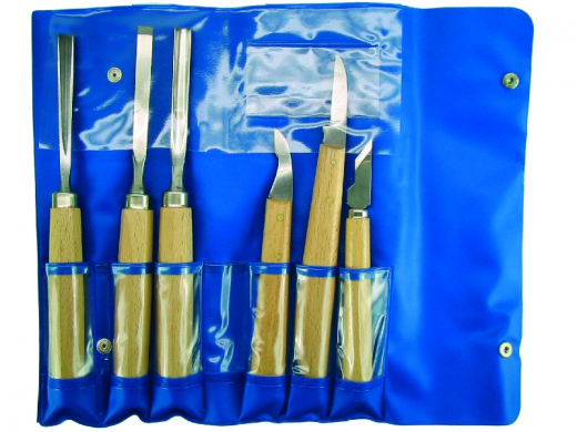 SCHNITZMESSER-SATZ 6-TLG