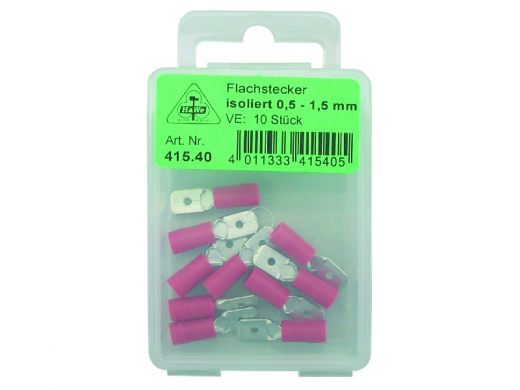 KABELSCHUHE FL-STECKER ROT