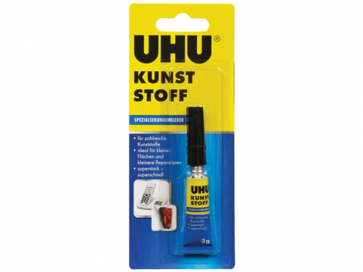 UHU SEKUNDENKLEBER KUNSTSTOFF 3 GR SB