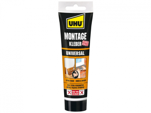 UHU MONTAGEKLEBER UNIVERSAL WEIß 200 GR