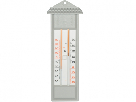 THERMOMETER MAXIMA-MINIMA MIT DRUCKTASTE