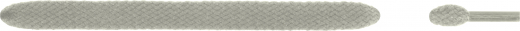 Schnürsenkel hellgrau, flach
