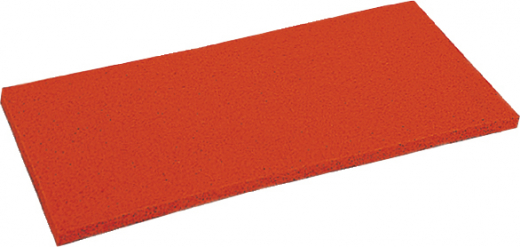 roter Belag 15 x 24 cm, 9 mm