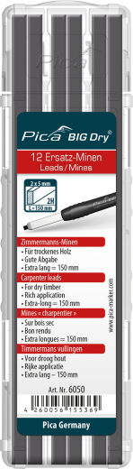 Ersatzminen Graphit 2H, für