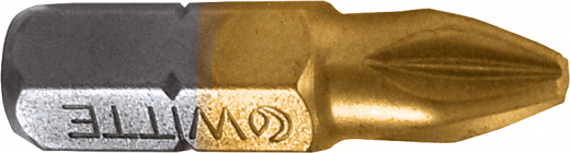 Bit 1/4 PZ3, TIN-Beschichtung