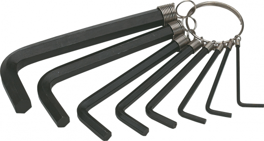 Innensechskantsatz 8-tlg.,