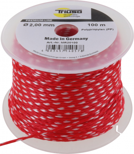 Maurerschnur rot 2,0mm/100m