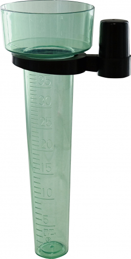 Regenmesser aus Kunststoff mit