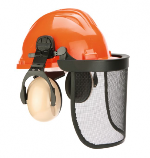 Gehörschutz für Waldarbeiter-