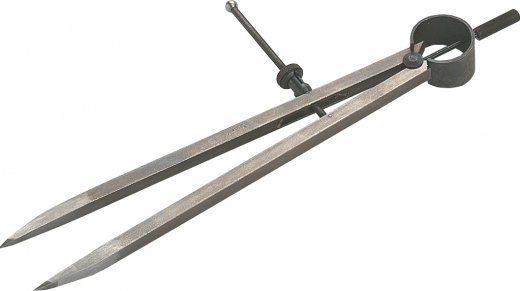 Zirkel mit Feder 200mm,