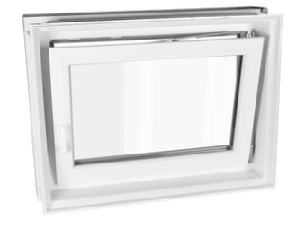 WOLFA Zargenfenster Z82 , Gr. 100x50 cm