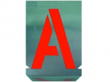 SIGNIERSCHABLONEN-SATZ BUCHSTABEN 60 MM