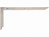 ZI-WINKEL ROSTFREI MIT LOCH 800 MM