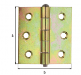 Scharnier,Stift lose,szvz63x63x2