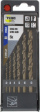 Edelstahlbohrerset, HSSCo 6tlg