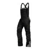 Latzhose schwarz/grau Gr.66