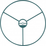 Pflanzenstützen 30cm, 3 Stück