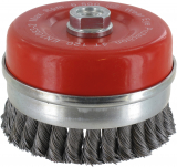 Topfbürste 120mm,Stahl,gezopft