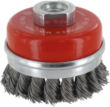 Topfbürste 65mm, Stahl,gezopft