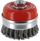 Topfbürste 80mm, Stahl,gezopft