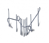 Drahteckwinkel 6x6cm 2,95m