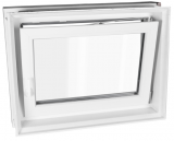 WOLFA Zargenfenster Z82, Gr. 125x62,5cm